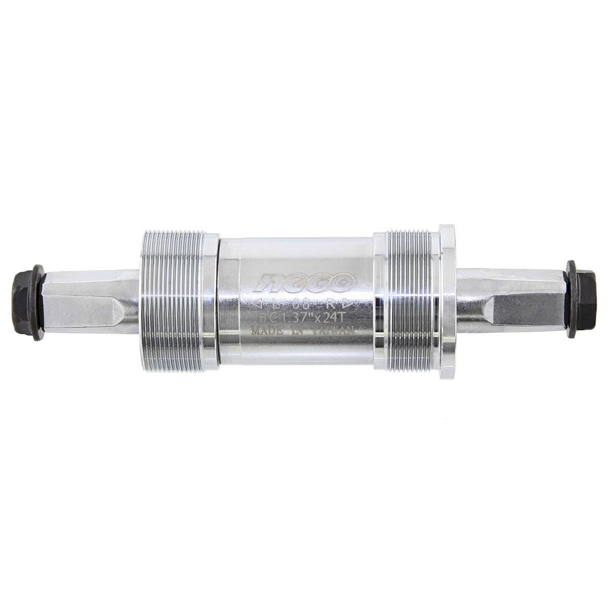 Bottom Bracket Cartridge Square Set 68mm 127.5mm Chrome.
